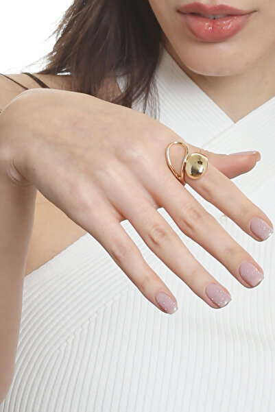 LABALABA Women's Wrapped Model Dualite Drop-Shaped Adjustable Ring