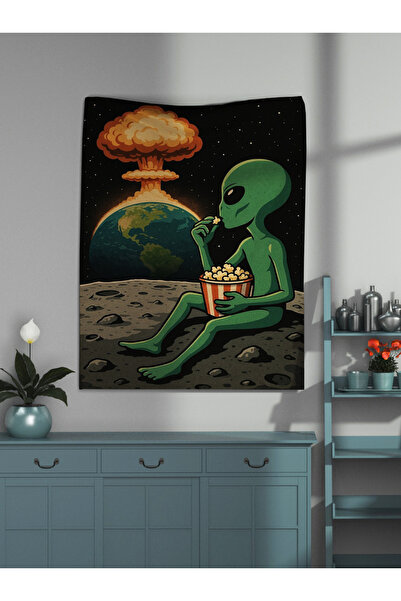 OZG DESİGN MISIR YİYEN UZAYLI DUVAR ÖRTÜSÜ VE DUVAR HALISI