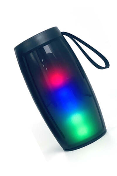 genernic مكبر صوت لاسلكي محمول فاخر بتقنية البلوتوث مع إضاءة LED ديناميكية وب...