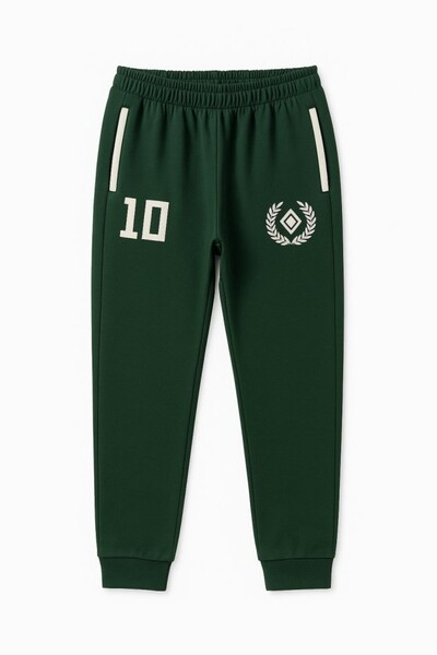 TOMMY LIFE PANTALON DE SPORT JOGGER PENTRU BĂRBAȚI T18EG-11318-Verde