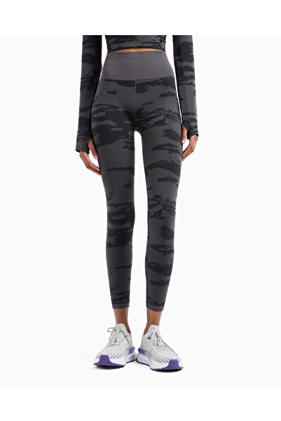 Armani Exchange Kadın Siyah/haki tayt 7W000519_AF13714_FC073