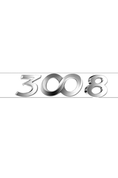 MAF Emblema Peugeot 3008, argintie
