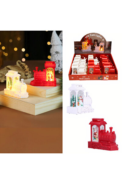 JML1 LED Train 9x10cm, Christmas Decoration 12/set with Warm Light, Different...