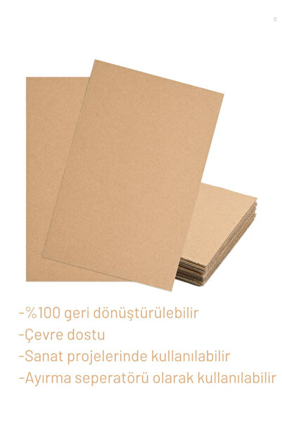 MUK's Beauty Tools (10'lu) 60x80 CM Kalın Çift Katlı Çift Oluklu Karton Mukavva 10 Adet Levha E-Ticaret Paketleme