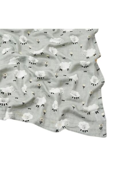 OEM Muslin made of bamboo and cotton, 120 x 110 cm, multifunctional, anti-mite, antistatic, idea