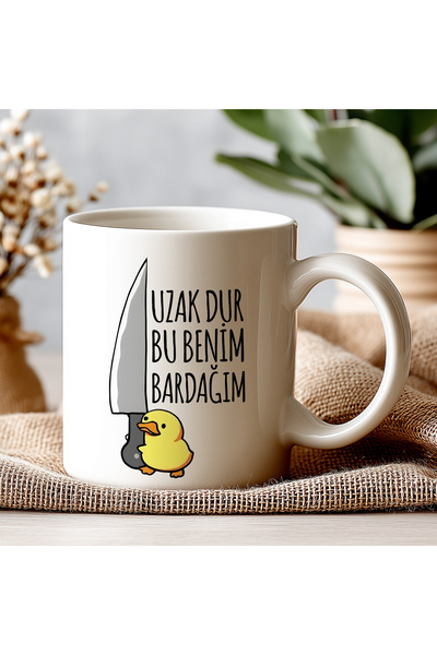 artemoris Bu Benim Bardağım Yazılı Komik Kupa Bardak – Komik Yazılı Bardak, E...