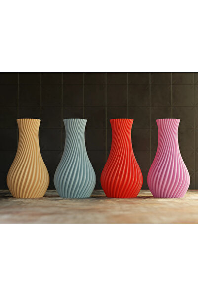 POLAT 3D BASKI ATÖLYESİ VAZO ÇEŞİTLERİ <|BİBLO|SAKSI|HEDİYELİK|> 14 CM YÜKSEK...
