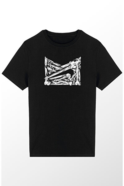 4desire.ro Tricou barbati BONESS Ink, Classic Regular Fit, Bumbac 100%, Vegan...