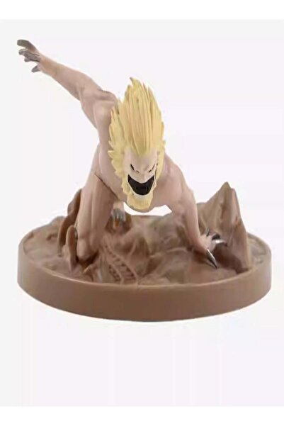 Fun Moment Titan Figure From The Anime Series "Attack on Titan"