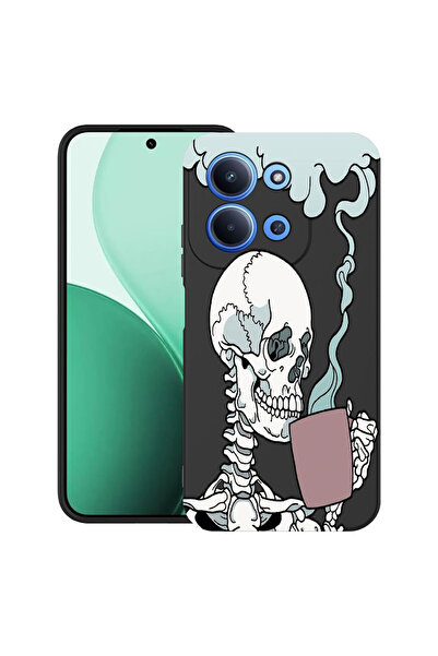 bestcase Carcasă ultra subțire TPU pentru Xiaomi Redmi 15C 5G (173mm), design craniu, 2100002 B 252