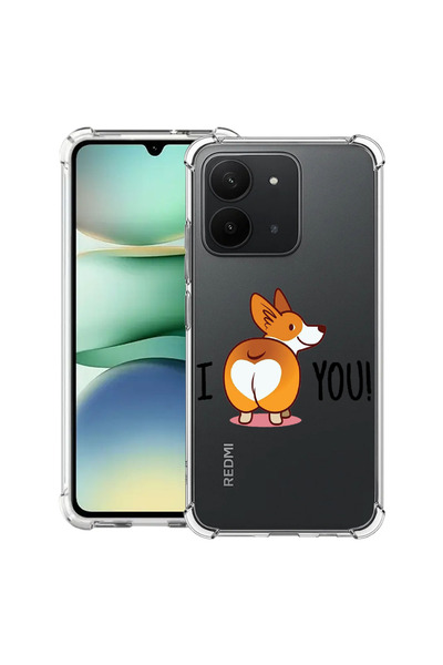 bestcase Carcasă antișoc pentru Xiaomi Redmi 15C 4G (171 MM), Emoji cățeluș d...