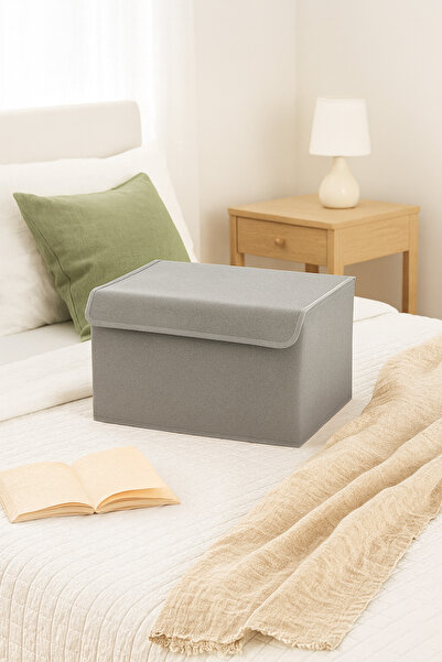 Serstil Small Size Box with Support Lid - Clothes Storage Box Organizer 40X30X25