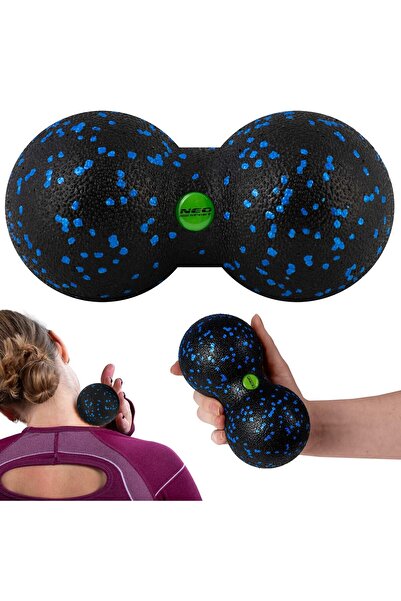 Other Double massage and fitness ball NS-966 black and blue
