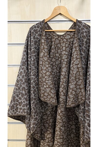 trendbysena Leopard Pattern Women's Poncho