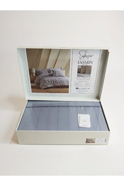 Şaheser Jasmin Cream Jacquard Duvet Cover Set – 100% Cotton, Elegant and Soft Texture