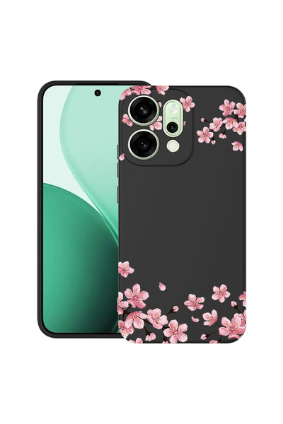 bestcase Carcasă ultra subțire TPU pentru Oppo Reno14 5G, culori pastel - flo...