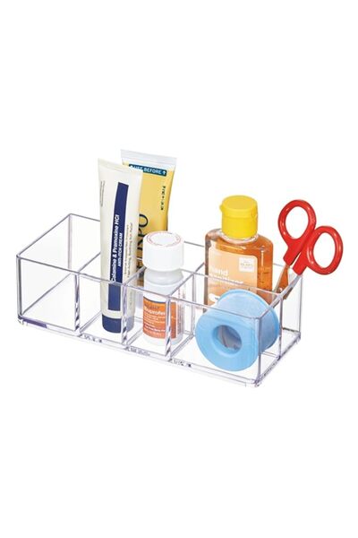 Generic iDesign Med+ Plastic Bathroom Medicine Cabinet Organizer, for Vanity,...