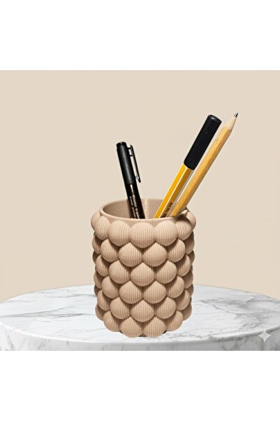 Home Desk Top Pen Holder and Brush Organizer– Desktop Organizer, Modern Decorative – 8.1 X 9 cm