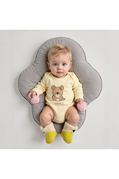 OEM Fluffy indoor baby boots, soft sole, 31152-20