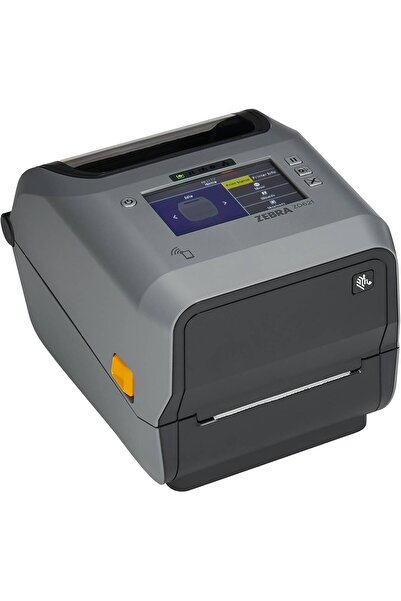 Fipka طابعة ملصقات النقل الحراري Zebra ZD621R (دقة 203 × 203 نقطة في البوصة، سرعة 203 مم/ثانية، شاشة 4.3 بوصة، تقنية تحديد الهوية بموجات الراديو)