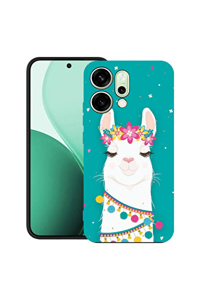 bestcase Carcasă ultra subțire TPU pentru Oppo Reno14 5G, Lovely Lama, 208289...