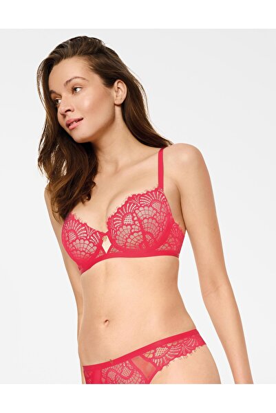 ESOTIQ Push-Up Bra Underwired with Removable Padding Premium Sexy Lace & Mesh Design | Saray