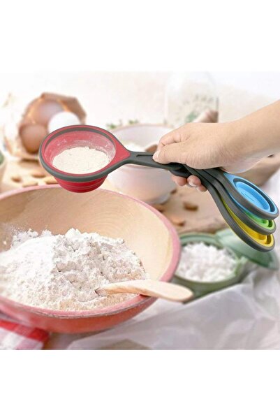 Quasar & Co. Confectionery/pastry set, measuring cups, 30 candy molds, silicone, brown-yellow