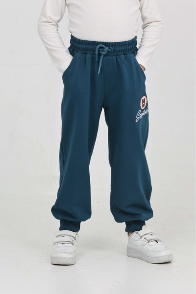 Toontoy Boy's 98 Embroidered Tracksuit Bottom