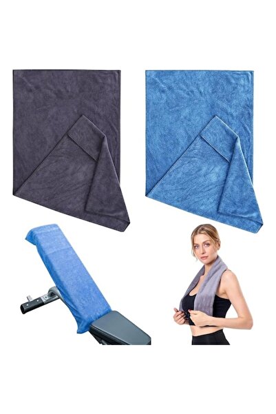 Sparkle Tmax Set of 2 microfiber towels, for sports, yoga and travel, quick-drying, 95 x 40 cm