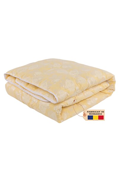 Pernador Duvet with 15% goose down and feather, 160x200 cm, Cream with silver roses