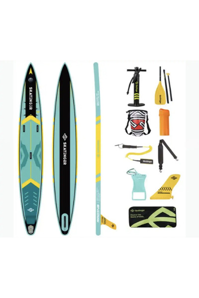 Skatinger Fast Ray Sup Paddle Board Racing 427 x 53 x 15 cm Şişme Yarış Sörf Tahtası - Full Set