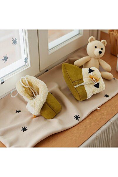 OEM Fluffy indoor baby boots, soft sole, 31152-20