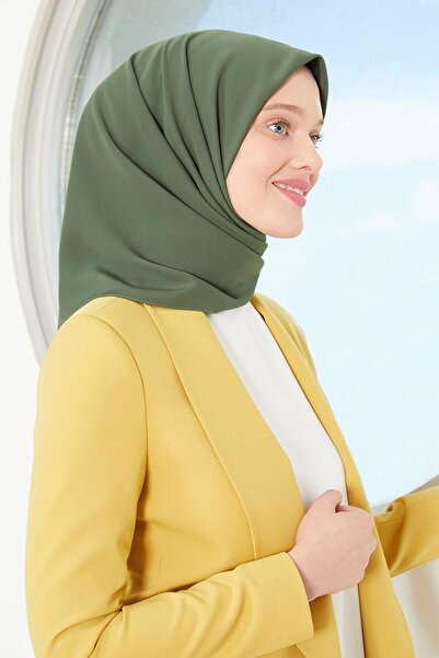 Levidor Μεταξωτό κασκόλ Χακί Μενάντα