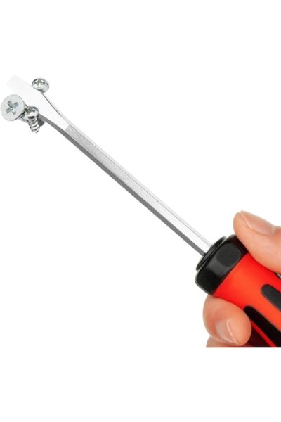 JETech Straight screwdriver with impact head, magnetic flat tip 5x100 mm, S2 ...