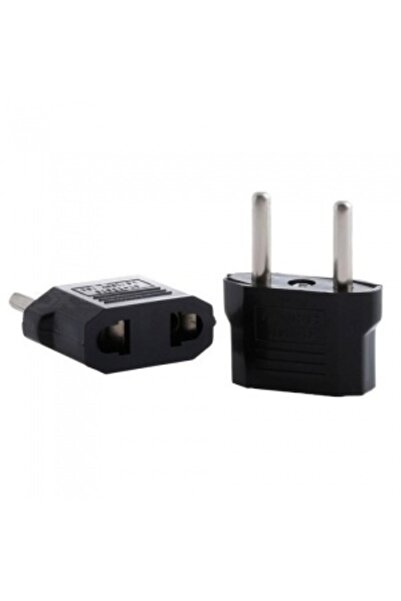 OEM Us plug adapter to Europe plug type, cb-05, black