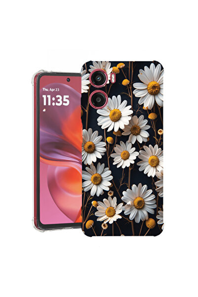 bestcase Carcasă antișoc pentru Motorola Moto G06, 3D Daisy, 2078499 AS 1439