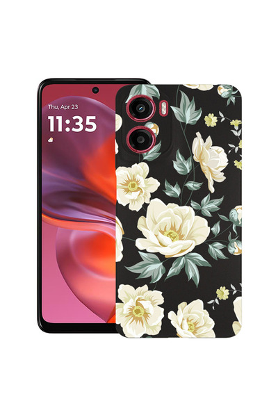 bestcase Θήκη TPU εξαιρετικά λεπτή για Motorola Moto G06, Λουλούδια, 2082906 ...