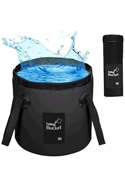 SVUPUE 12 L Foldable Bucket, Multifunctional, Indoor/Outdoor, Foldable Sink, for Camping