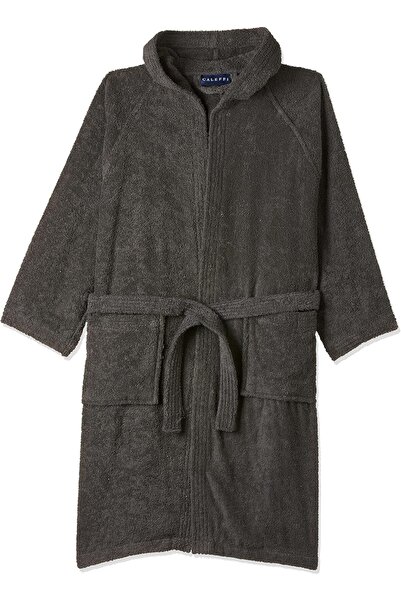 Other Terry Cotton Bath Robe - Grey