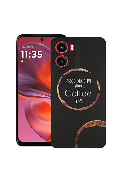 bestcase Carcasă ultra subțire TPU pentru Motorola Moto G06, culoare cafea, 2...