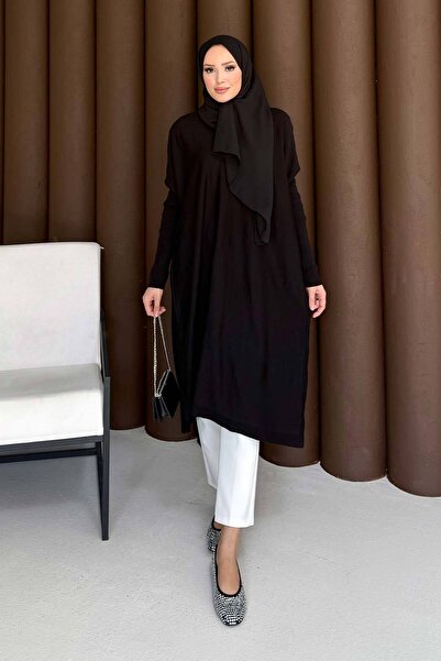 Melike Tatar Μακρύ πλεκτό τουνίκ 70-2096