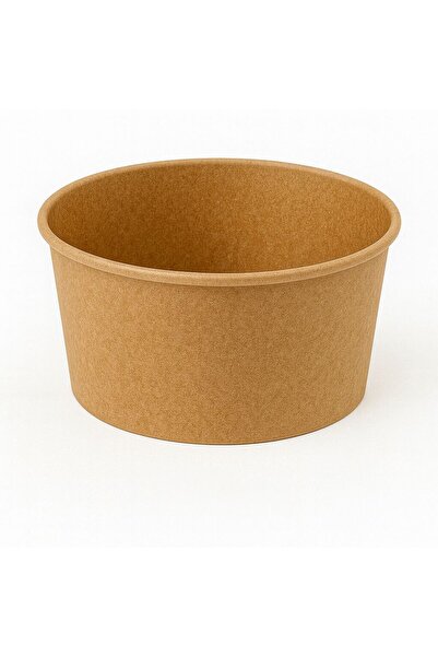 YUŞA PACK وعاء سلطة كرافت 750 سي سي مع غطاء 50 قطعة