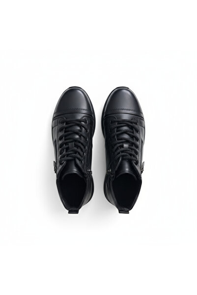 SHOUGO Справжня шкіра Жіночі повсякденні ортопедичні шкіряні черевики на блискавці