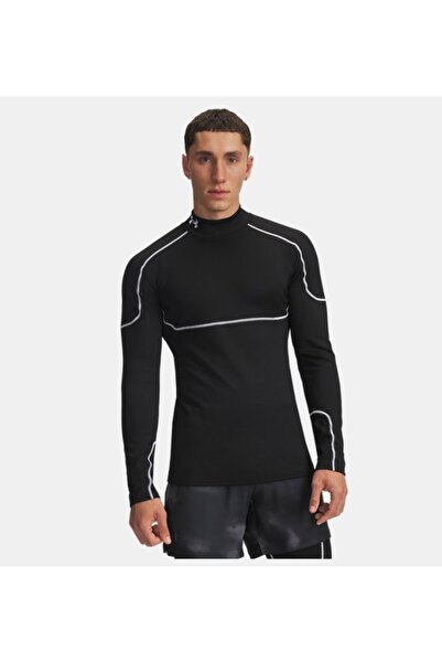 Under Armour Erkek UA Cold Weather Grid Mock Uzun Kollu T-Shirt 6007127-001
