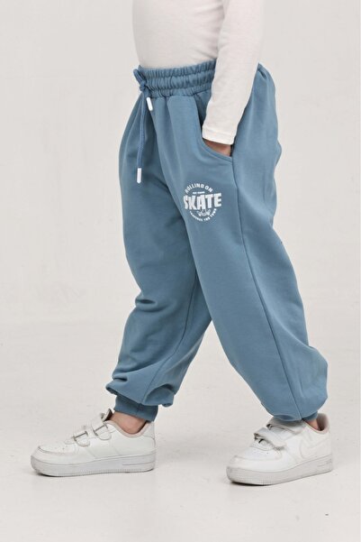 Toontoy Boy's Skate Printed Tracksuit Bottom