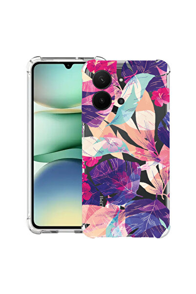 bestcase Carcasă antișoc pentru Xiaomi Redmi 15C 4G (171 mm), Flori tropicale...