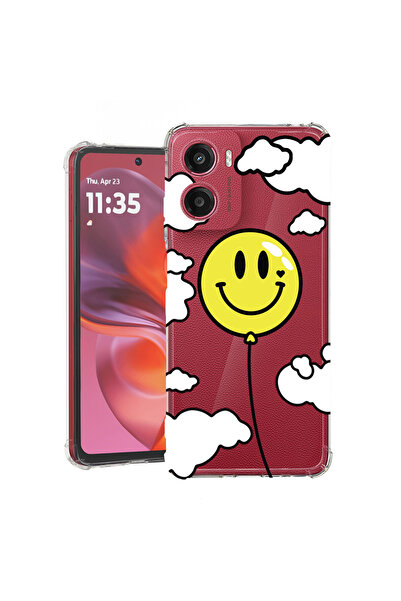 bestcase Carcasă antișoc pentru Motorola Moto G06, cu zâmbet balon, 2078499 A...