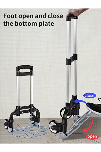 Fujika Yeni Nesil Profesyonel Katlanır El Arabası Koli Yük Eşya Paket Taşıma El Arabası