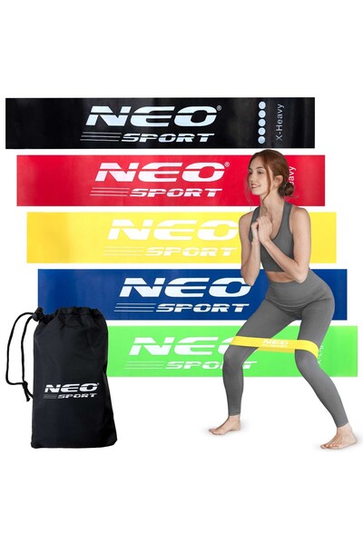 Other Zestaw taśma oporowych do ćwiczeń NS-959 Neo-Sport 5 szt