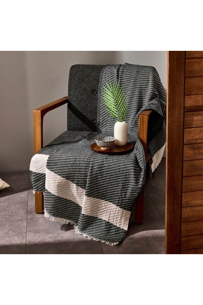 Evidea Husa pentru scaun Soft Wilma - Negru - 130x170 cm